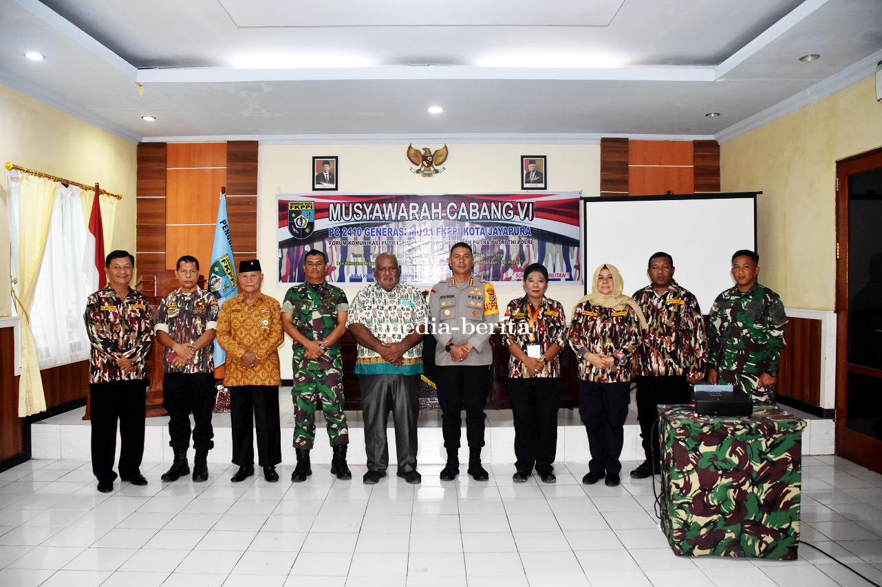 Kasdim Jayapura Hadiri Musyawarah Generasi Muda FKPPI Purnawirawan TNI-POLRI Kota Jayapura