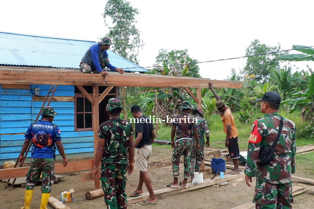 Gotong Royong Satgas TMMD, Wujudkan Hunian Layak Untuk Kesejahteraan Masyarakat