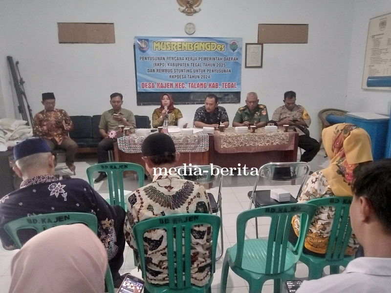 Turunkan Angka Stunting, Danramil Talang Hadiri Musrenbangdes Rembug Stunting