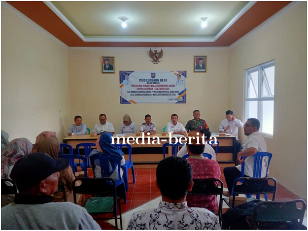 Dukung Program Pemerintah, Babinsa Bumijawa Hadiri Musrenbangdes