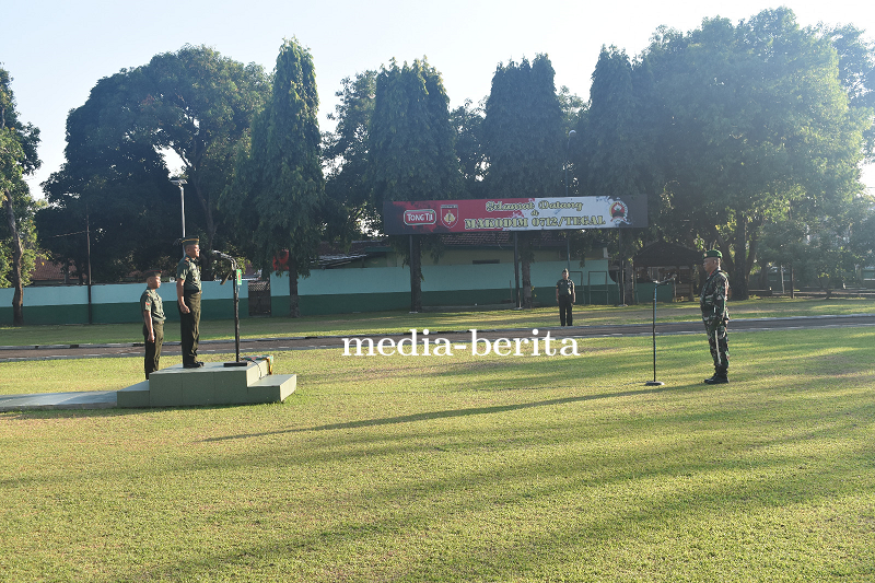 Kodim Tegal Gelar Upacara Rutin Hari Senin