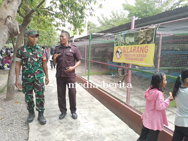 Babinsa Koramil Pangkah Pantau Keamanan Objek Wisata Rodjo Tater Tegal